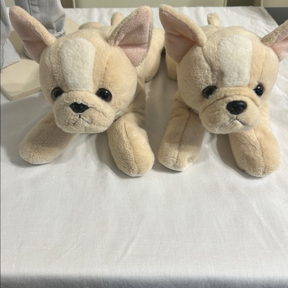 (2)Adorable Plush Puppy Dog Toys From StoneMountain Park